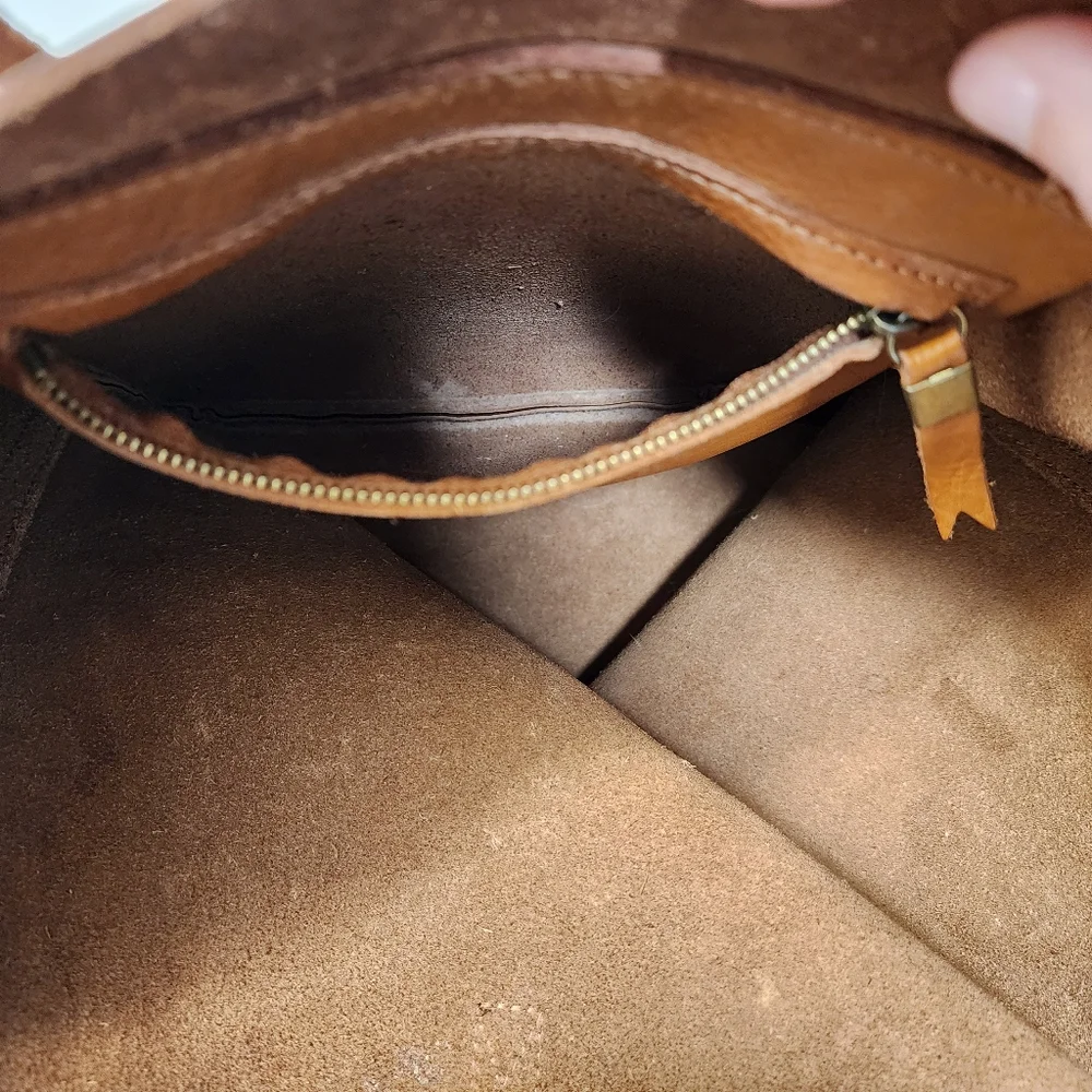 Madewell The Transport Tan Leather Tote Bag - Picture 6 of 13